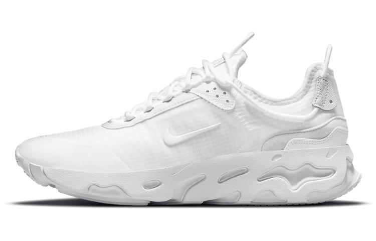Nike React Live "triple white"