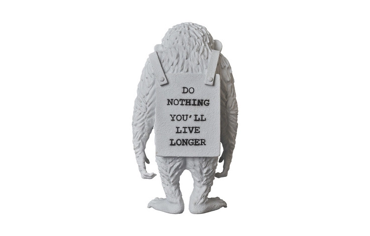 BANKSY x Medicom Toy MONKEY SIGN GESSO Ver. 36cm