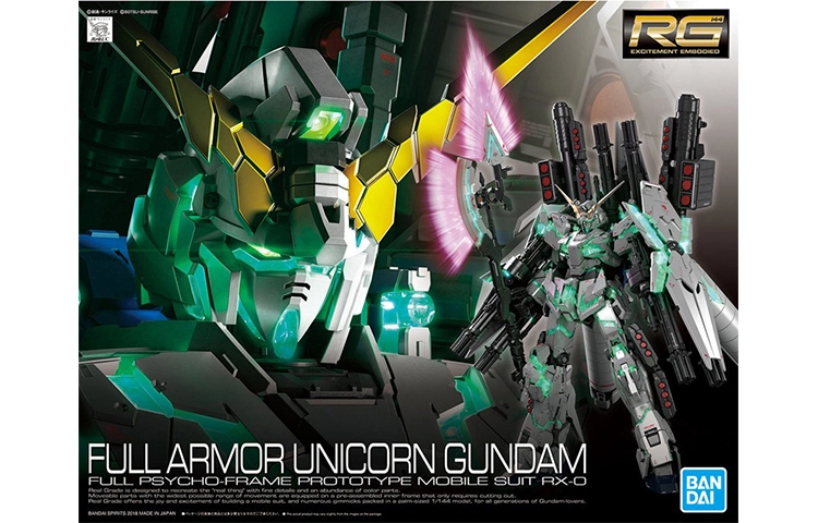 BANDAI RG 1144 UC RX-0 1 13cm