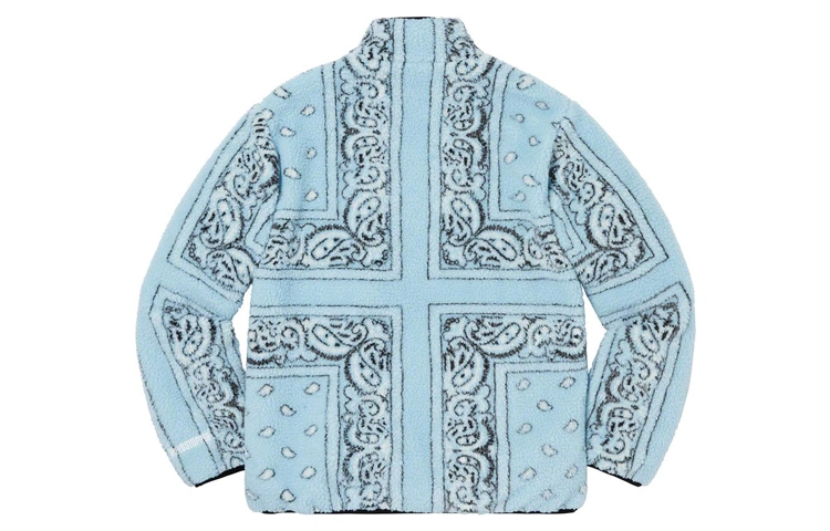 Supreme FW19 Week 3 Reversible Bandana Fleece Jacket