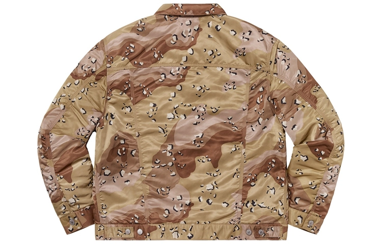 Supreme FW19 Week 9 x Levis Nylon Trucker Jacket