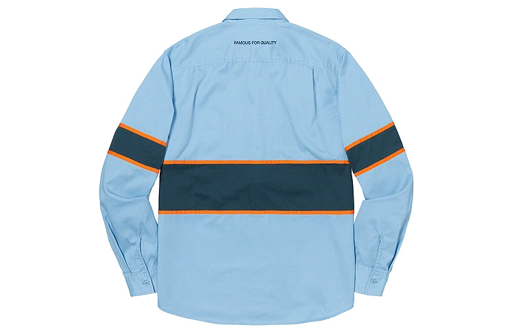 Supreme FW19 Week 1 High Powered Work Shirt logo