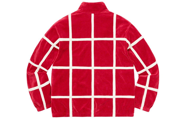 Supreme SS20 Week 5 Grid Taping Velour Jacket