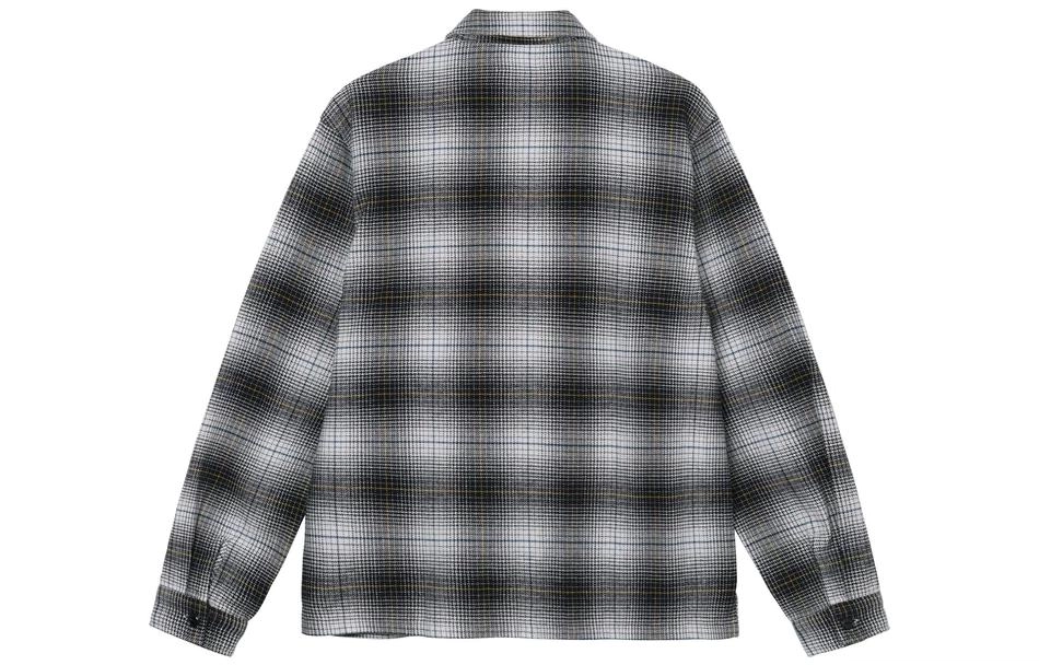 Stussy Paul Shadow Plaid Zip Shirt