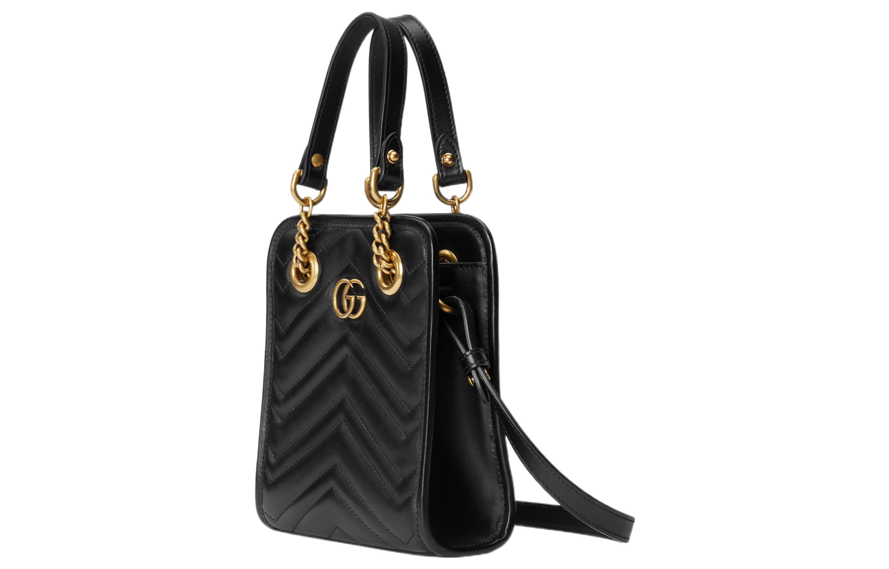 GUCCI Marmont Logo Tote