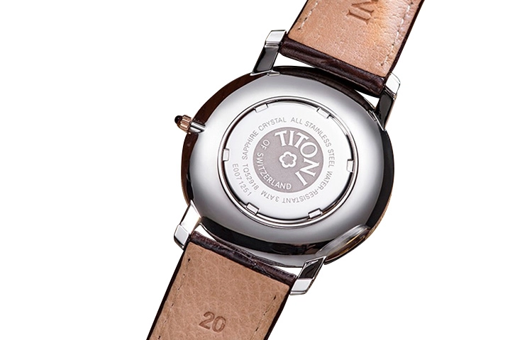 TITONI 38mm TQ-52918-SRG-ST-583