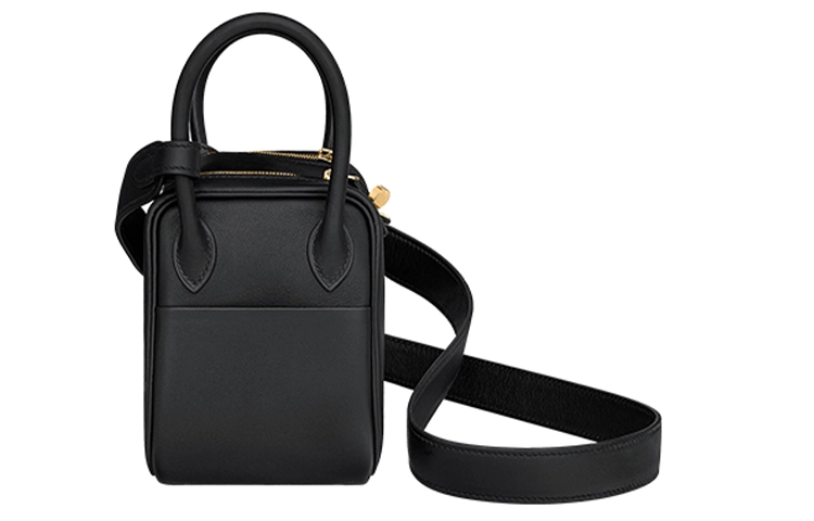 HERMES Lindy 19 Swift Noir