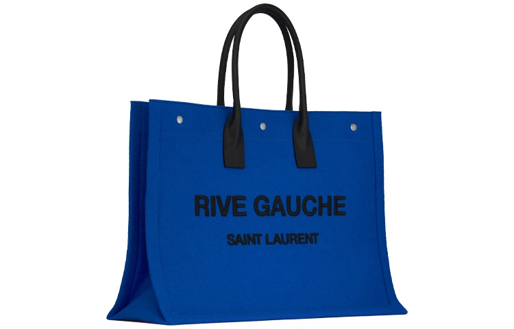 SAINT LAURENT YSL Rive Gauche Logo Tote