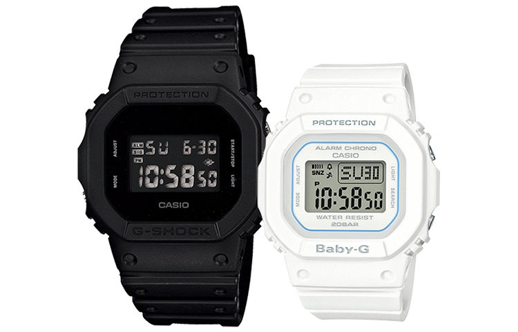 CASIO G-SHOCK BABY-G 48.9*42.8mm DW-5600BB-1PRBGD-560-7PR