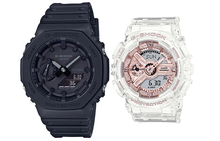 CASIO G-SHOCK GA-2100-1A1+GMA-S110SR-7AER