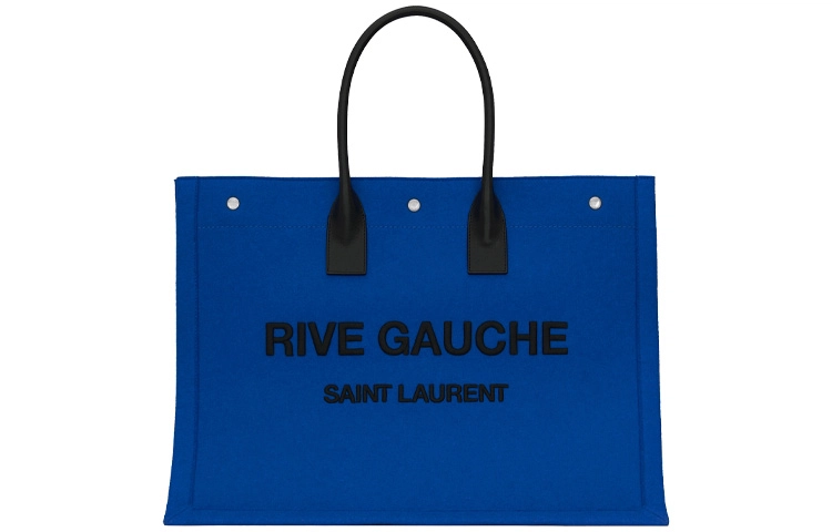 SAINT LAURENT YSL Rive Gauche Logo Tote