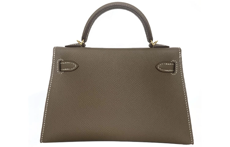 HERMES Mini Kelly Epsom 18 Etoupe