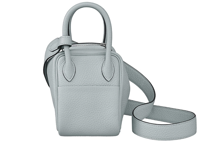 HERMES Lindy 19 MiniTaurillon Clemence 08 Bleu Pale
