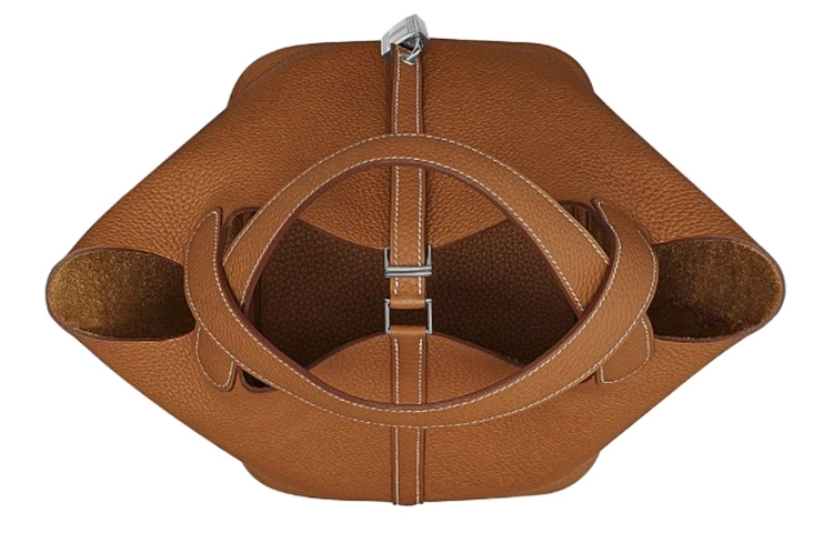 HERMES Picotin Lock 22 Taurillon Clemence 37 Gold