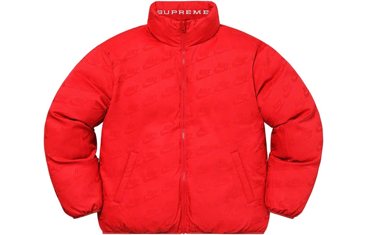 Supreme SS21 Week 3 x Nike Reversible Puffy Jacket SS21 Nike Logo