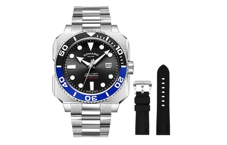 ROMAGO 300 46*53mm RM109-SVBUBK