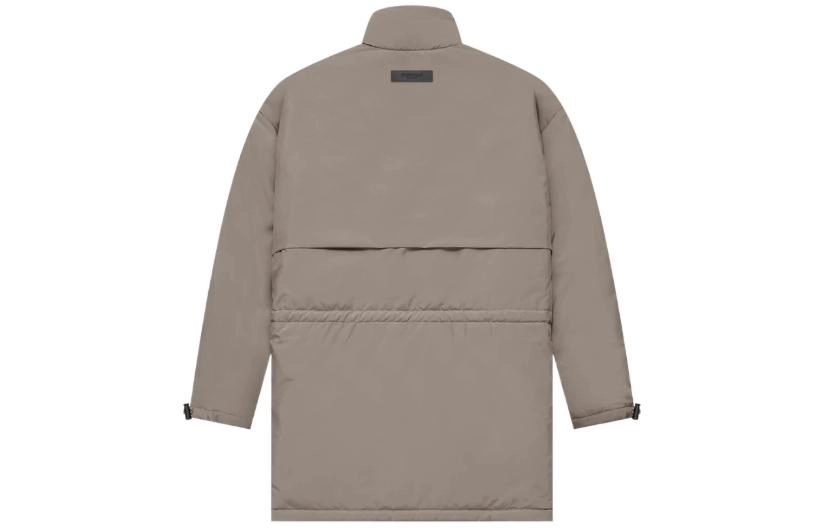 Fear of God Essentials SS22 Storm Jacket Desert Taupe Logo