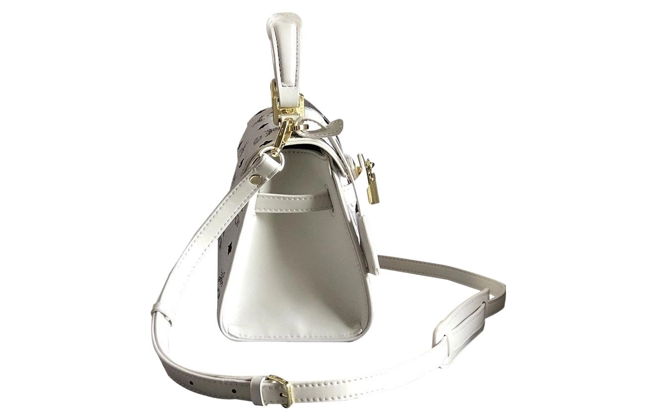 MCM Heritage Satchel Visetos