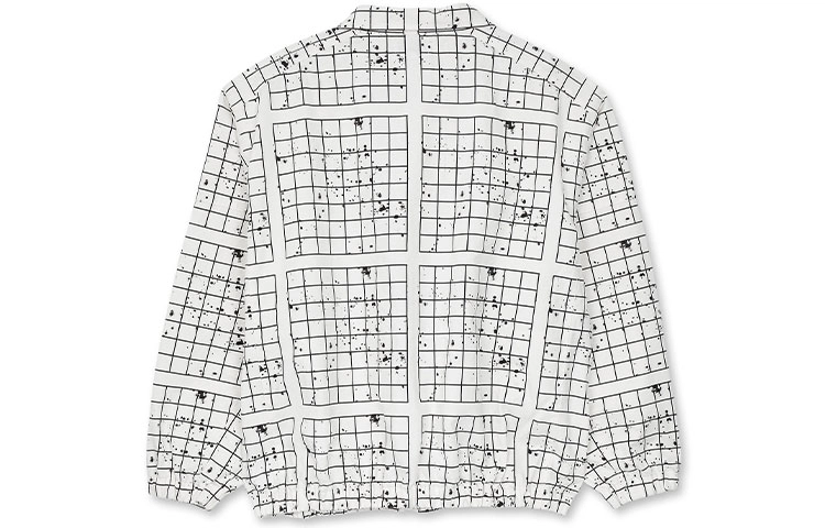 Cav Empt t Paneled Grid Zip Jacket (White)
