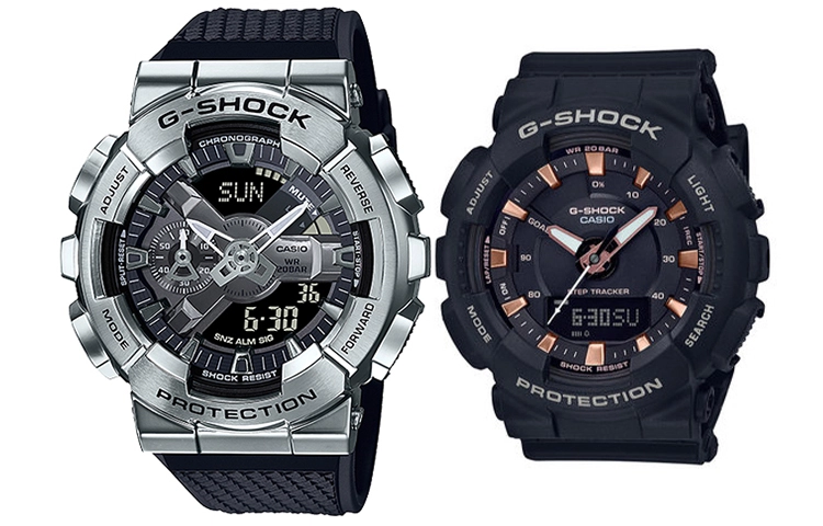 CASIO G-SHOCK BABY-G G-SHOCK GM-110-1A+GMA-S130PA-1AER