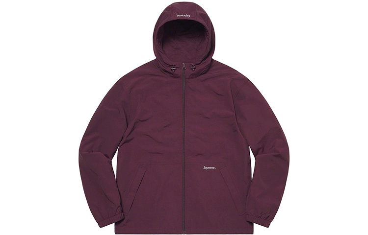 Supreme SS21 Week4 Reflective Zip Hooded Jacket Logo