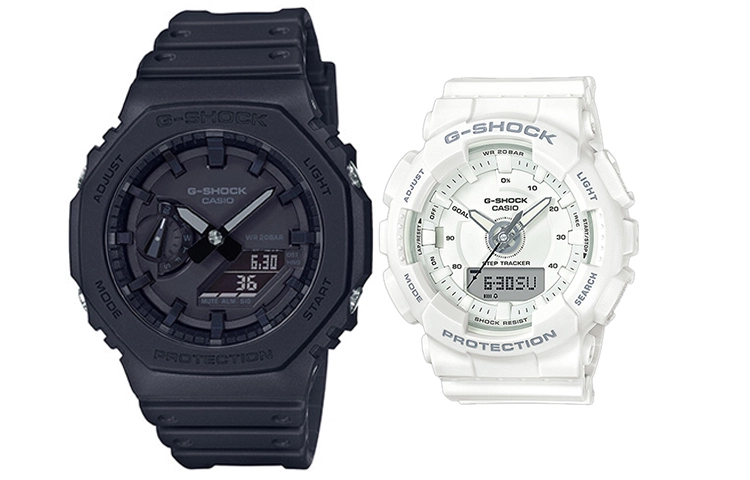 CASIO G-SHOCK GA-2100-1A1+GMA-S130-7AER