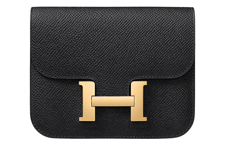 HERMES Constance Slim Epsom Noir