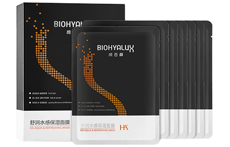 润百颜 润百颜舒润水感保湿面膜烟酰胺玻尿酸原液深层补水面膜