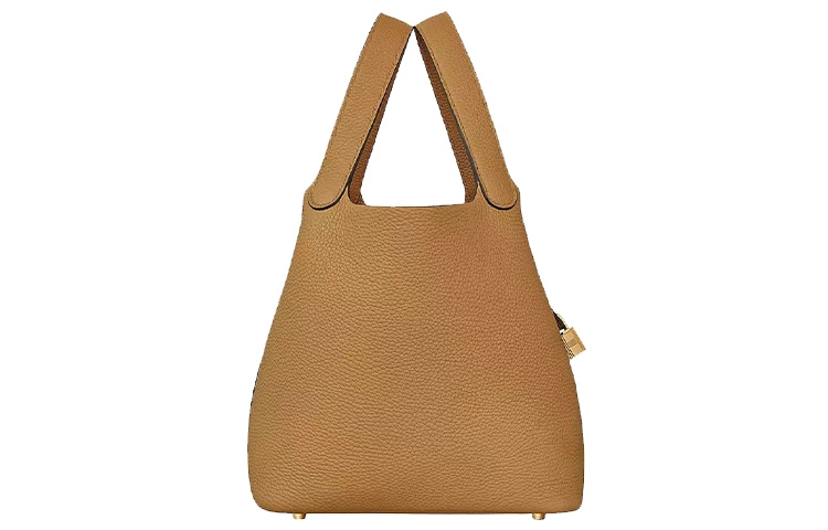 HERMES Picotin Lock 22Taurillon Clemence 4B Biscuit