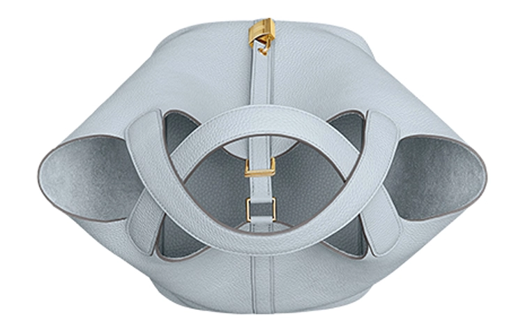 HERMES Picotin Lock 22 Clemence 22 08 Bleu Pale