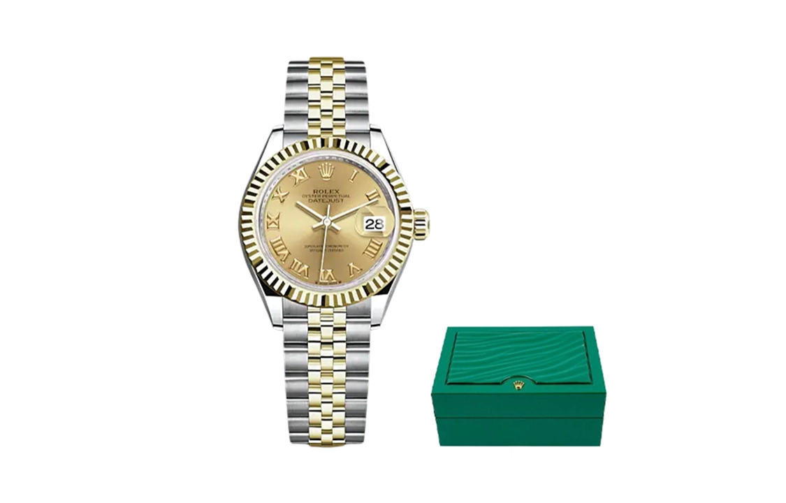 ROLEX 28mm 18k m279173-0009