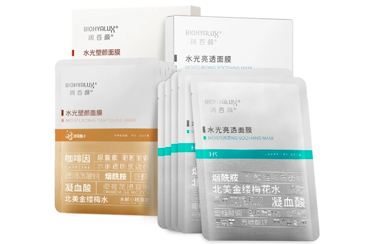 润百颜 水光塑颜亮透肉肉面膜套装 保湿滋润