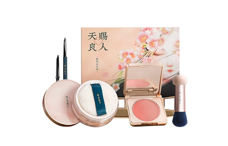 花西子 轻雾眉颊礼盒 定妆控油