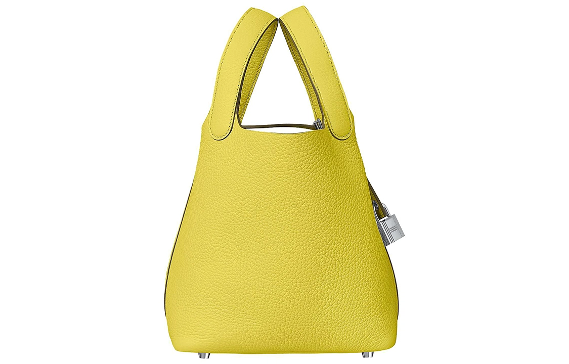 HERMES Picotin Lock 18 Clemence 9R Lime