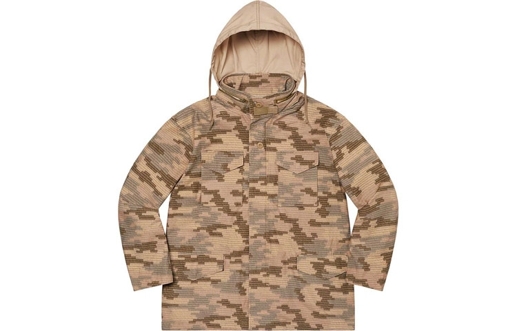 Supreme SS21 Week 3 Logo Camo M-65 Jacket M-65