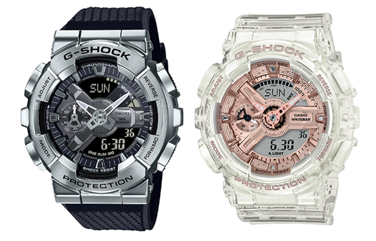 G-SHOCK GM-110-1A+GMA-S110SR-7AER