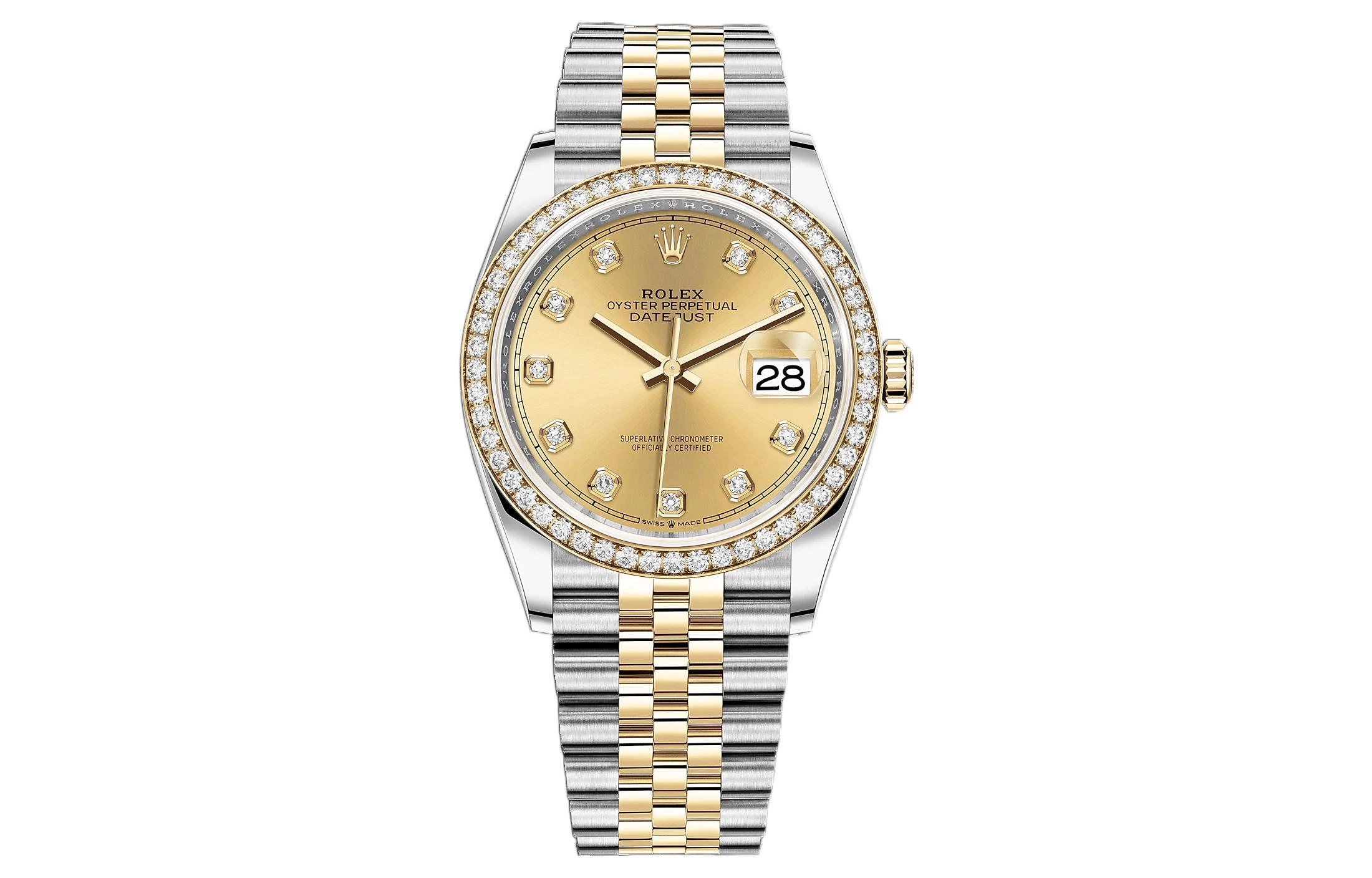 ROLEX 100 36mm 18st m126283rbr-0003