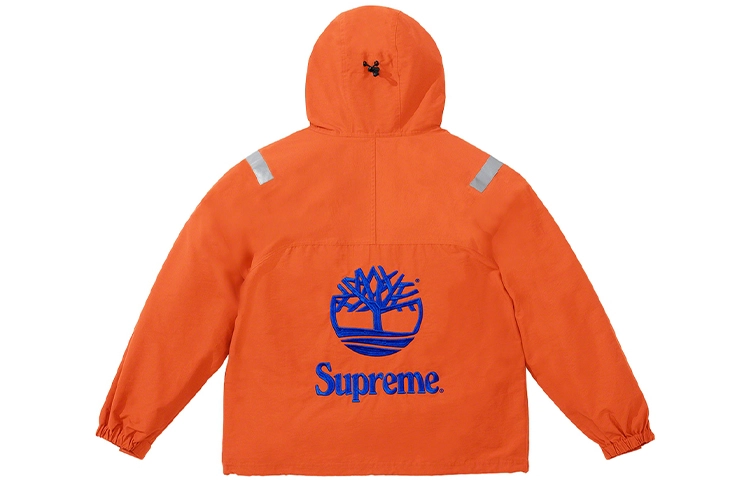 Supreme Week 12 x Timberland Reflective Taping Anorak Logo