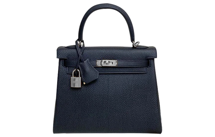 HERMES kelly 25 Togo Togo Noir
