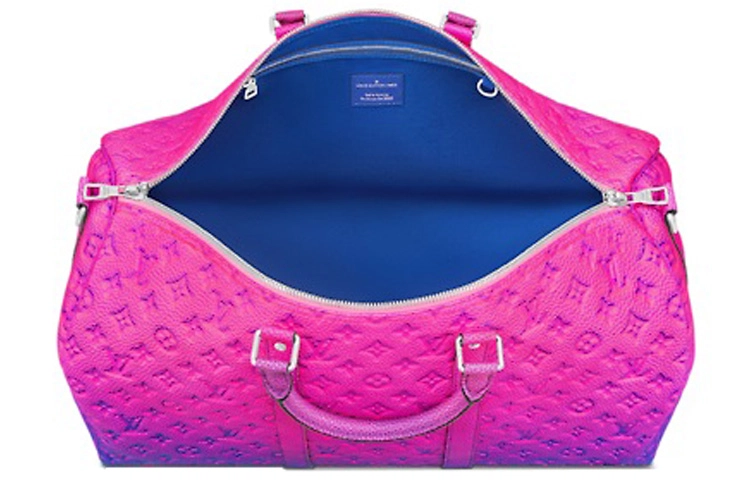 LOUIS VUITTON keepallVirgil Glitter Bandouliere 50