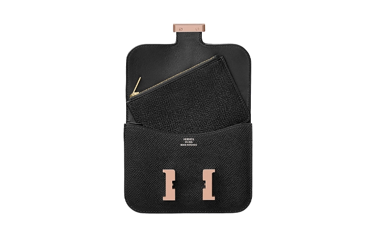 HERMES Constance Slim Epsom Noir