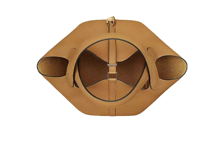 HERMES Picotin Lock 22Taurillon Clemence 4B Biscuit