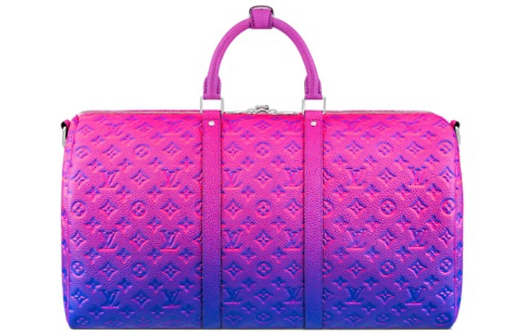 LOUIS VUITTON keepallVirgil Glitter Bandouliere 50