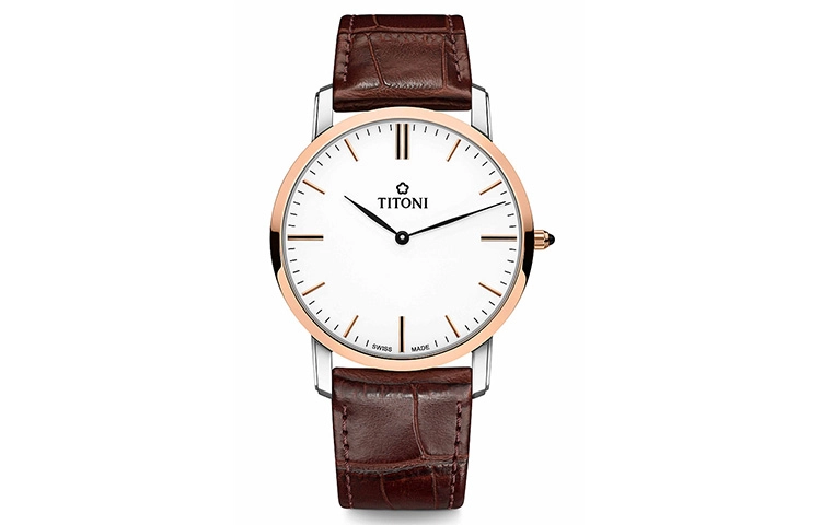 TITONI 38mm TQ-52918-SRG-ST-583