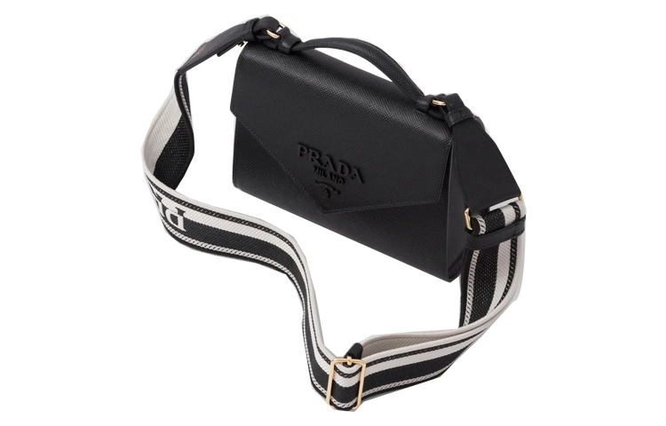 PRADA Monochrome Logo Saffiano