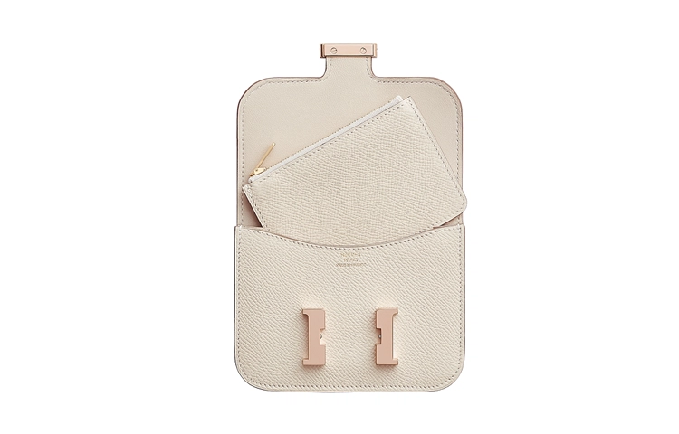 HERMES Constance Slim Epsom 10 Craie