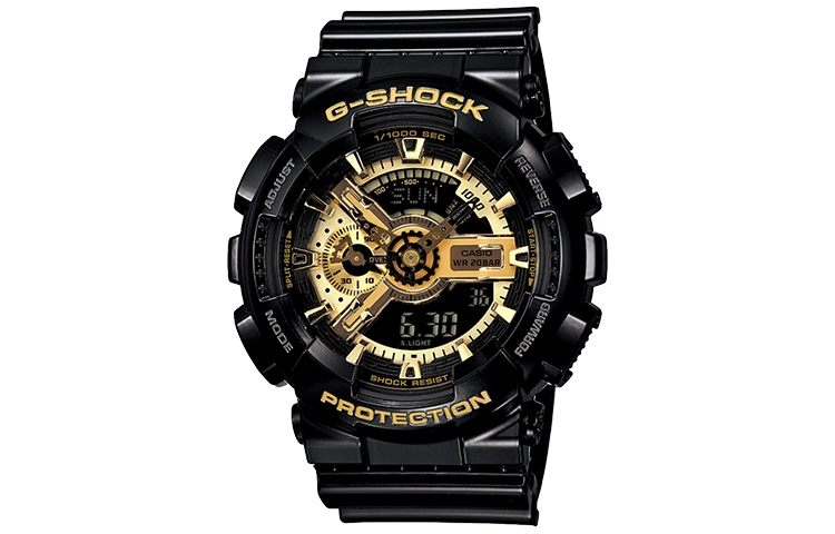 G-SHOCK GA-110GB-1A+GMA-S110MP-7A