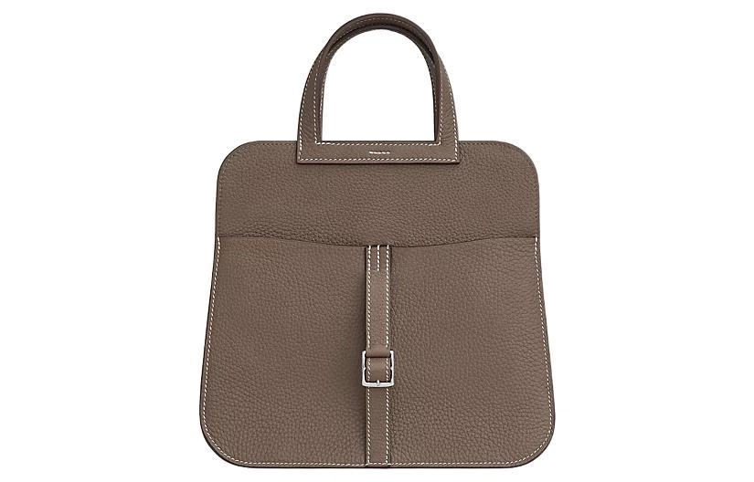HERMES Halzan 25 Clemence 18 Etoupe