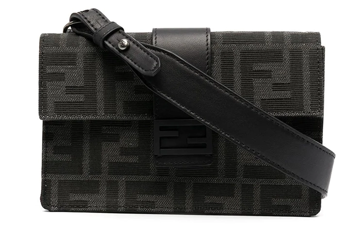 FENDI Baguette Logo FF