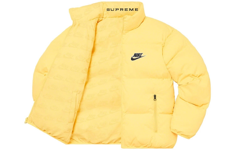 Supreme SS21 Week 3 x Nike Reversible Puffy Jacket SS21 Nike Logo